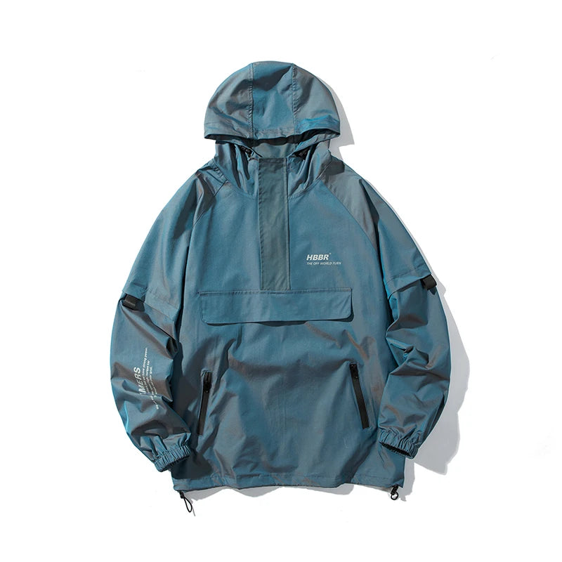 New Spring Autumn Men'S Jacket Fashion Casual Streetwear Hooded Jacket Windbreaker Coat Male Outwear Camouflage Hip Hop Clothes