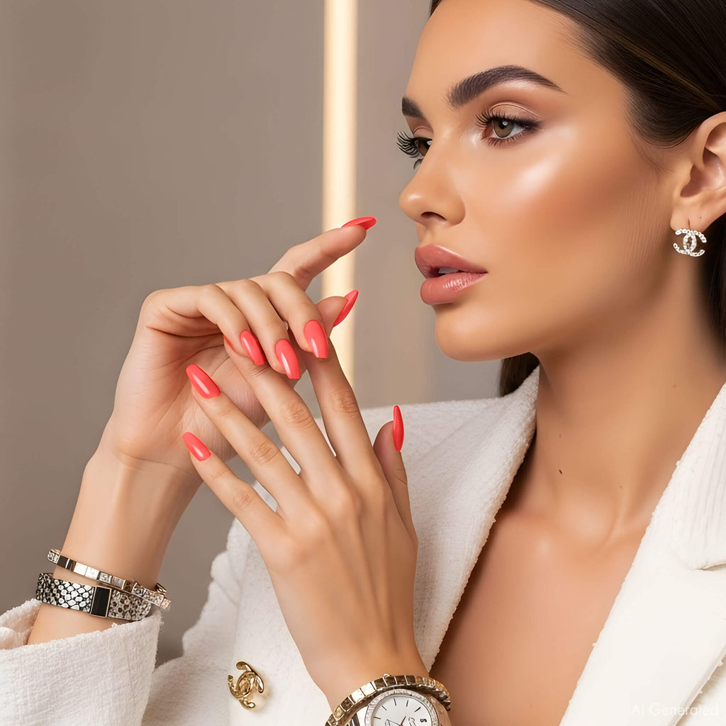Gel Polish – Reddish Pink (Coral Pink) – DN237 – 4ml – HEMA Free