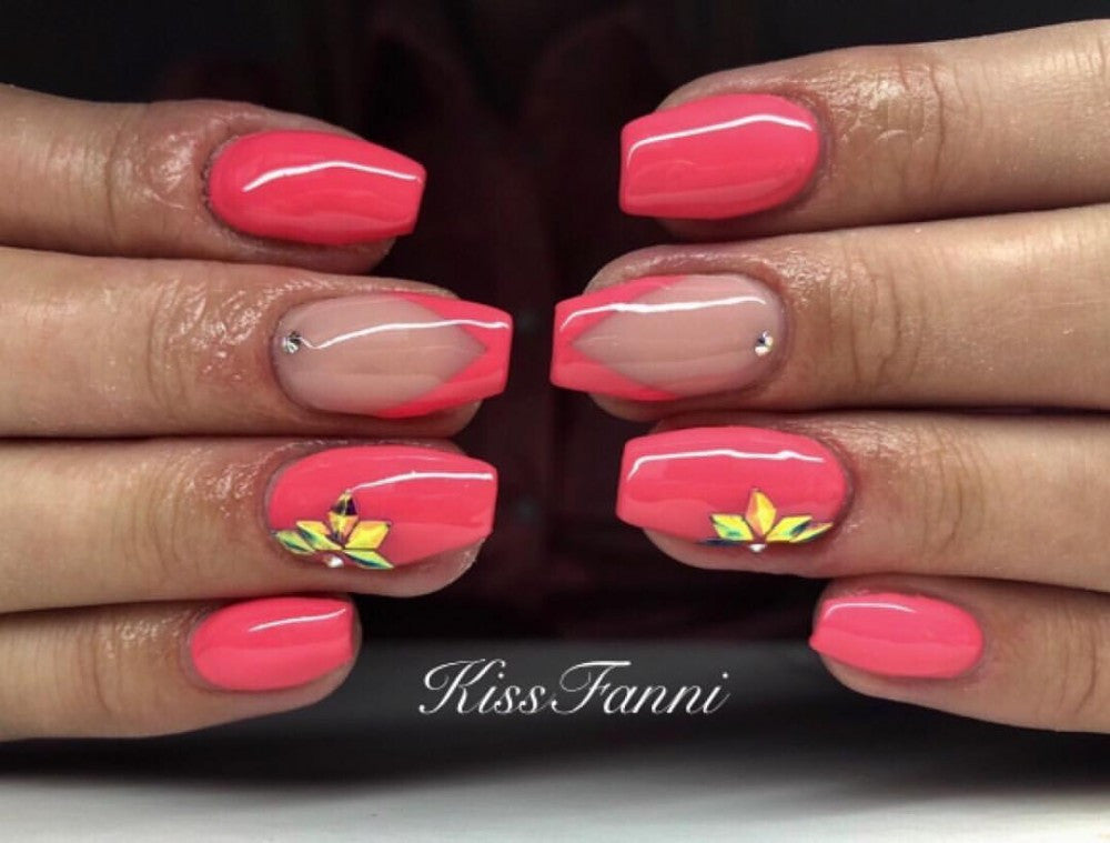 Gel Polish – Reddish Pink (Coral Pink) – DN237 – 4ml – HEMA Free