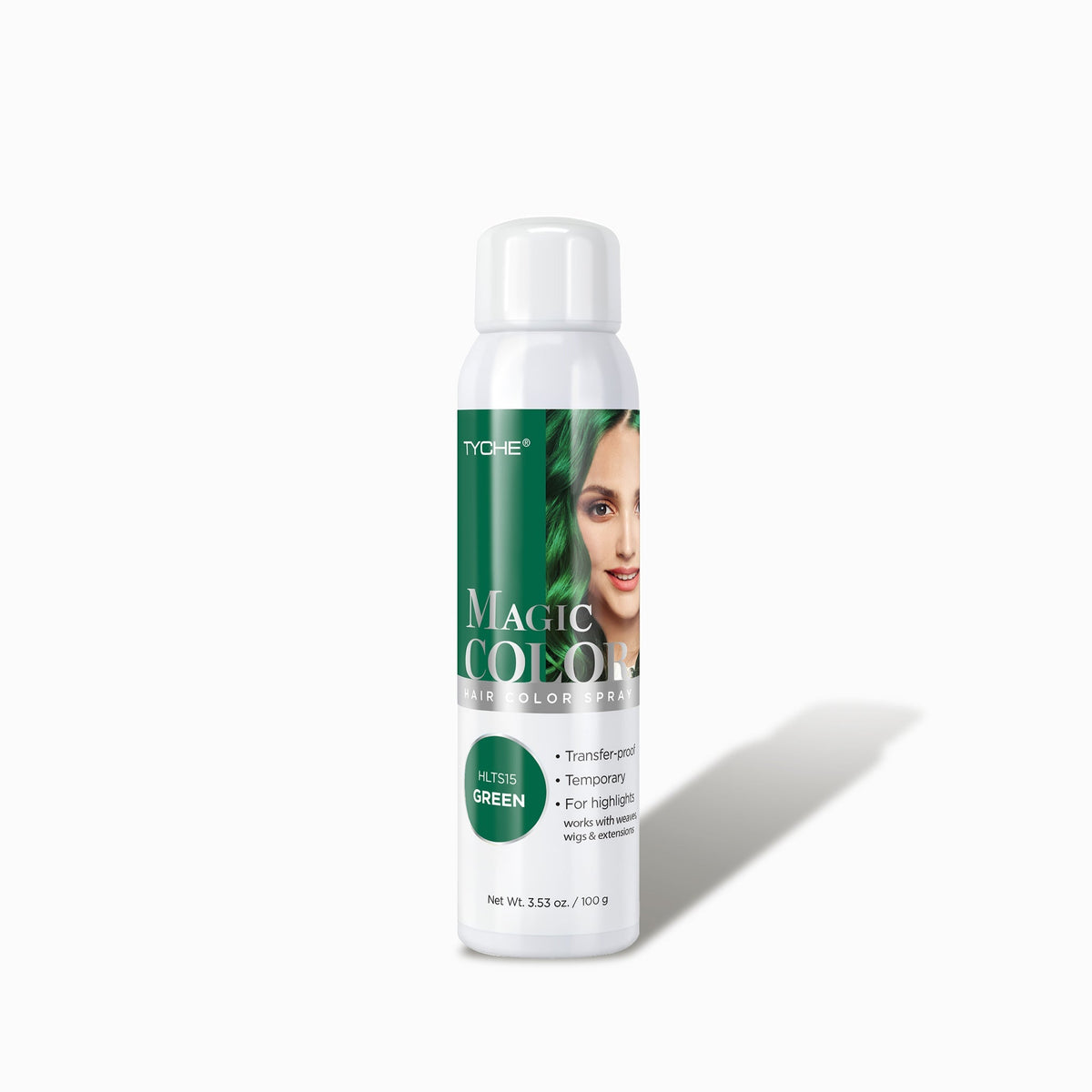 NICKA K NEWYORK Tyche Magic Color Hair Color Spray Green 100g-0