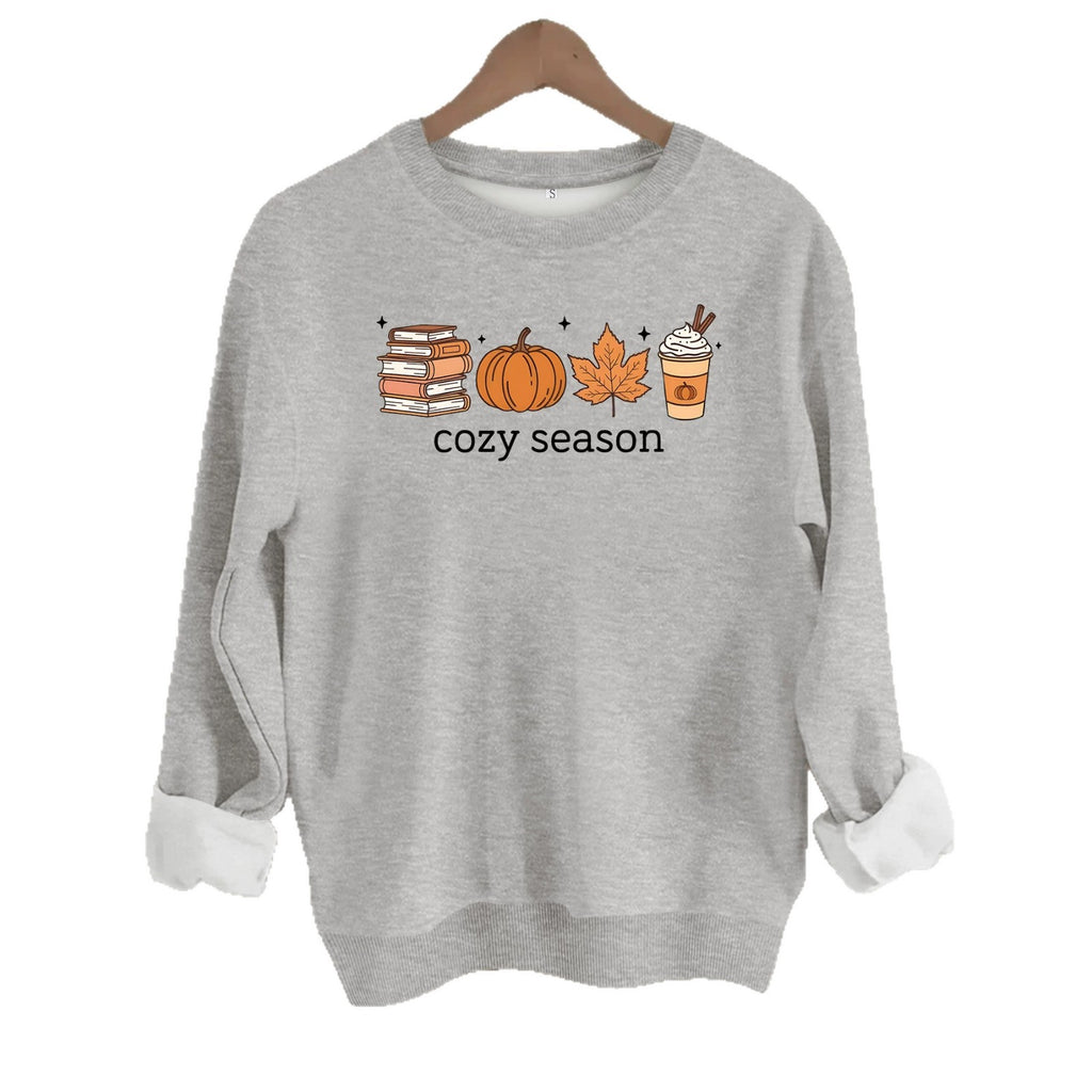 Printed loose women's fleece hoodie