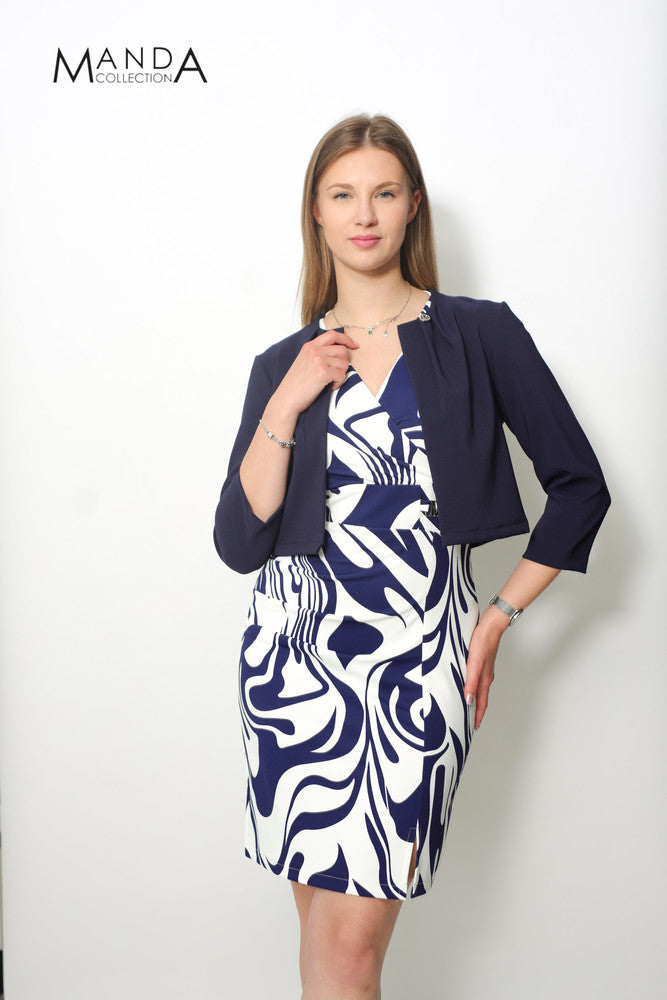 Navy blue bolero