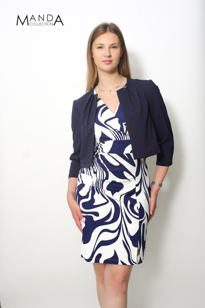 Navy blue bolero