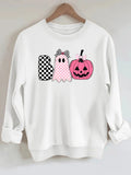 Round neck fleece hoodie