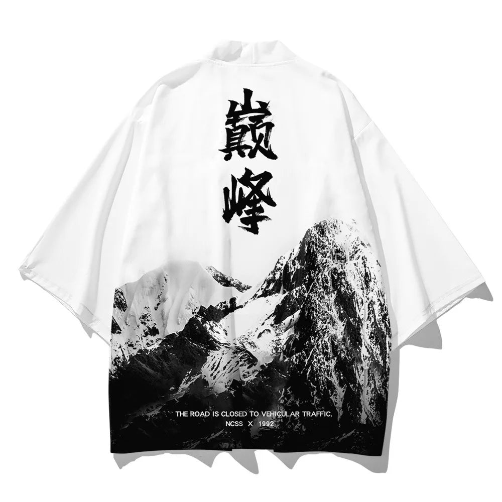 Japanese Traditional Clothing Kimono Pants Men Retro Yukata Asian Fashion Tang Suit Harajuku Hanfu Yukata Jacket
