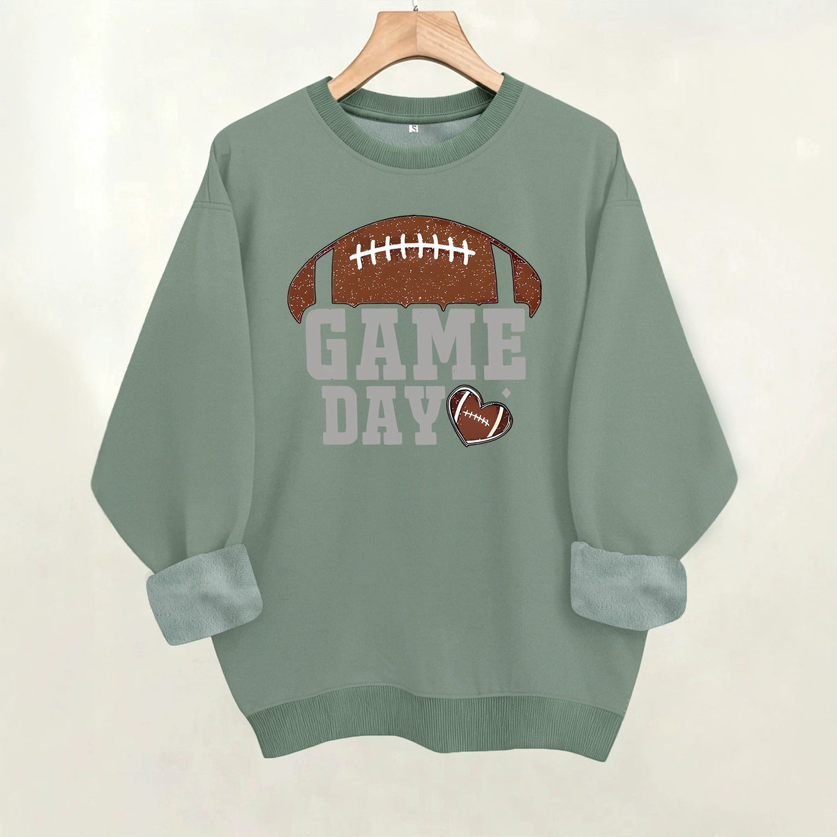 Match day printed fleece hoodie