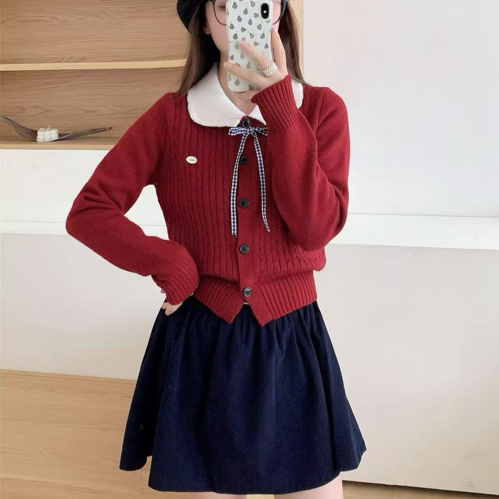 Cardigan long sleeved sweater