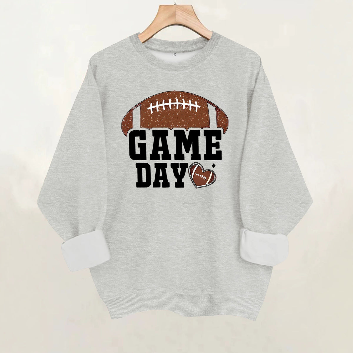 Match day printed fleece hoodie