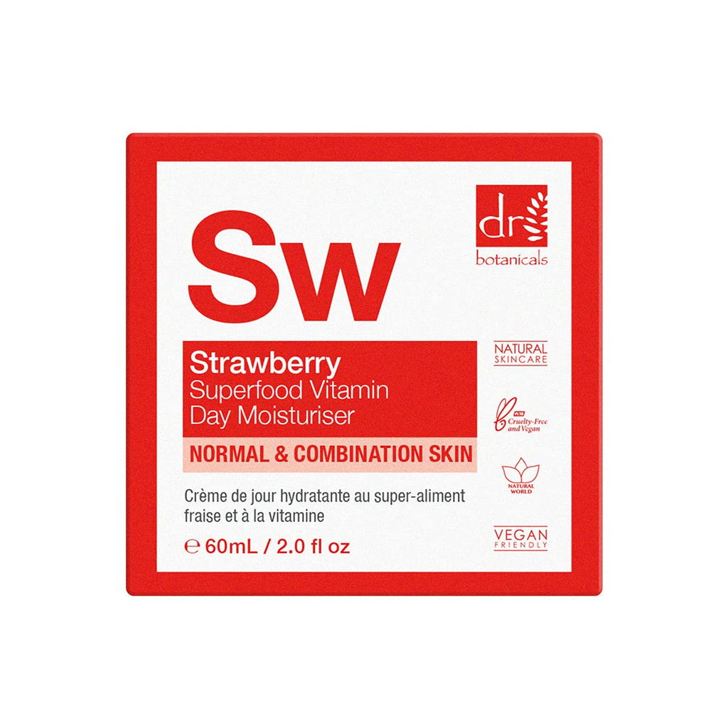 Dr Botanicals SW Strawberry Superfood Vitamin Day Moisturiser 60ml-0