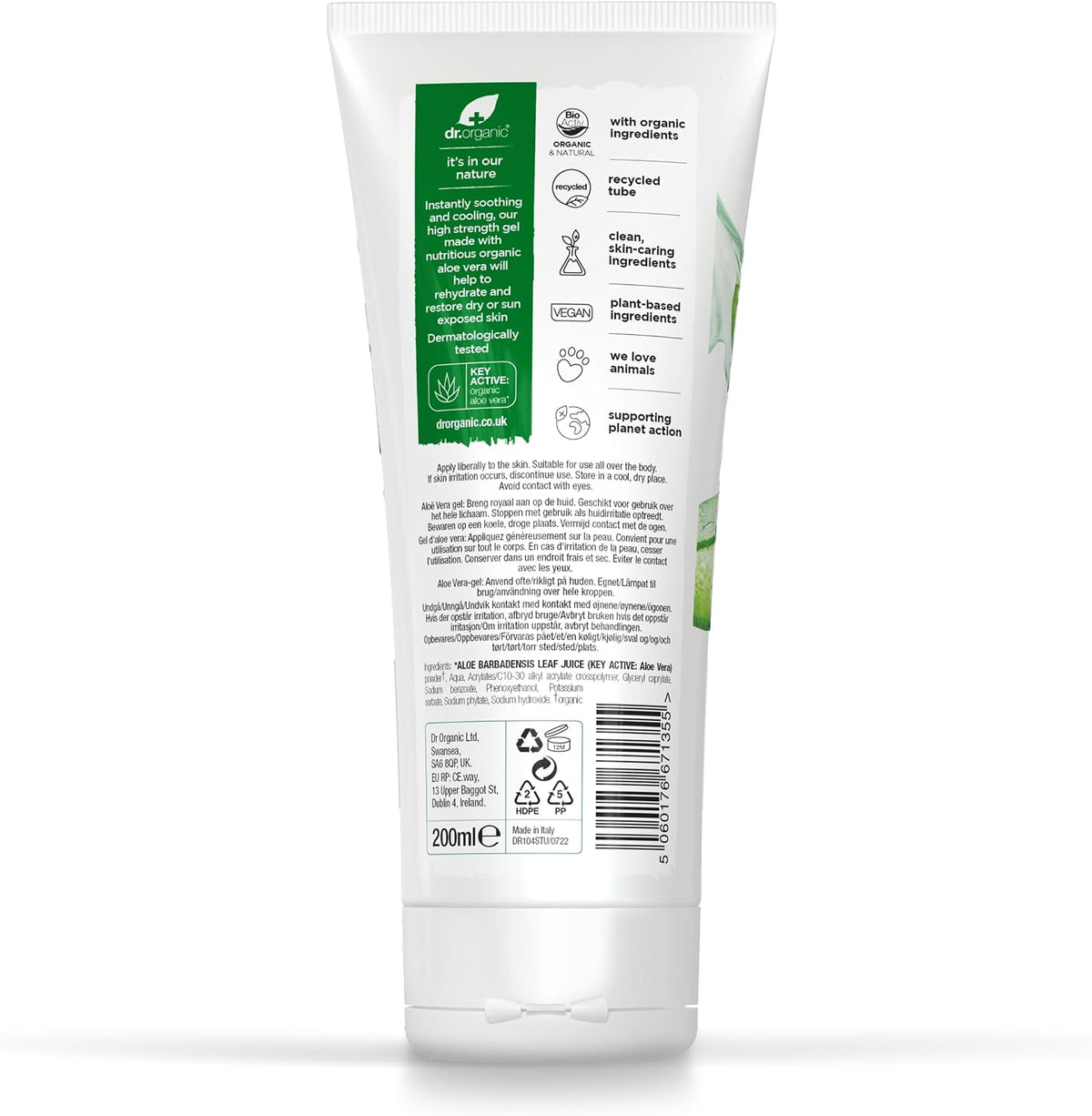 Dr Organic Soothe And Restore Aloe Vera Gel-2