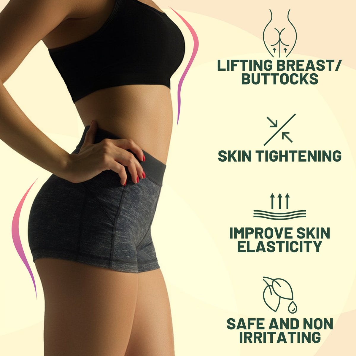 Collagen Lift Body Oil, Slimming Body Firming Massage Beauty Body Care Oil