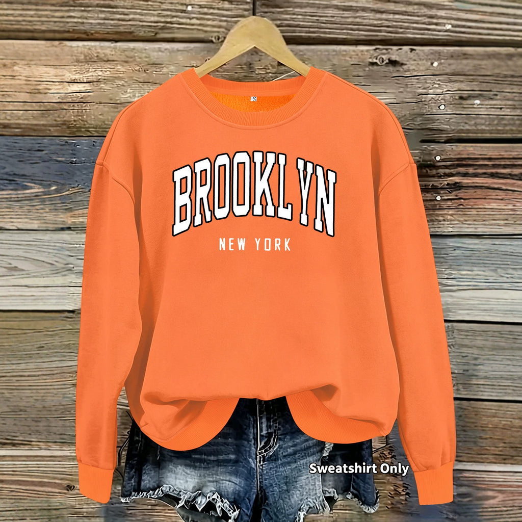 Round neck fleece hoodie