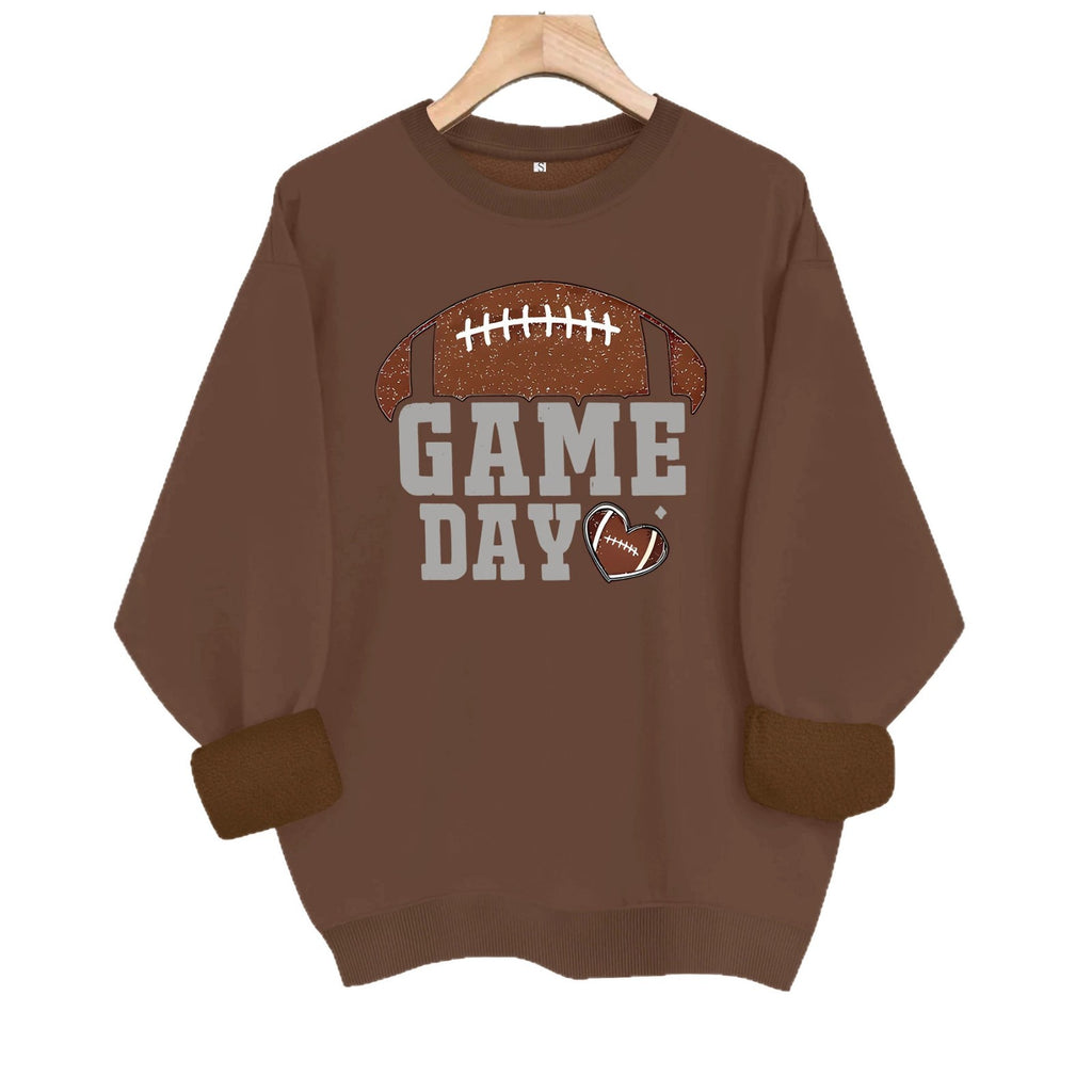Match day printed fleece hoodie