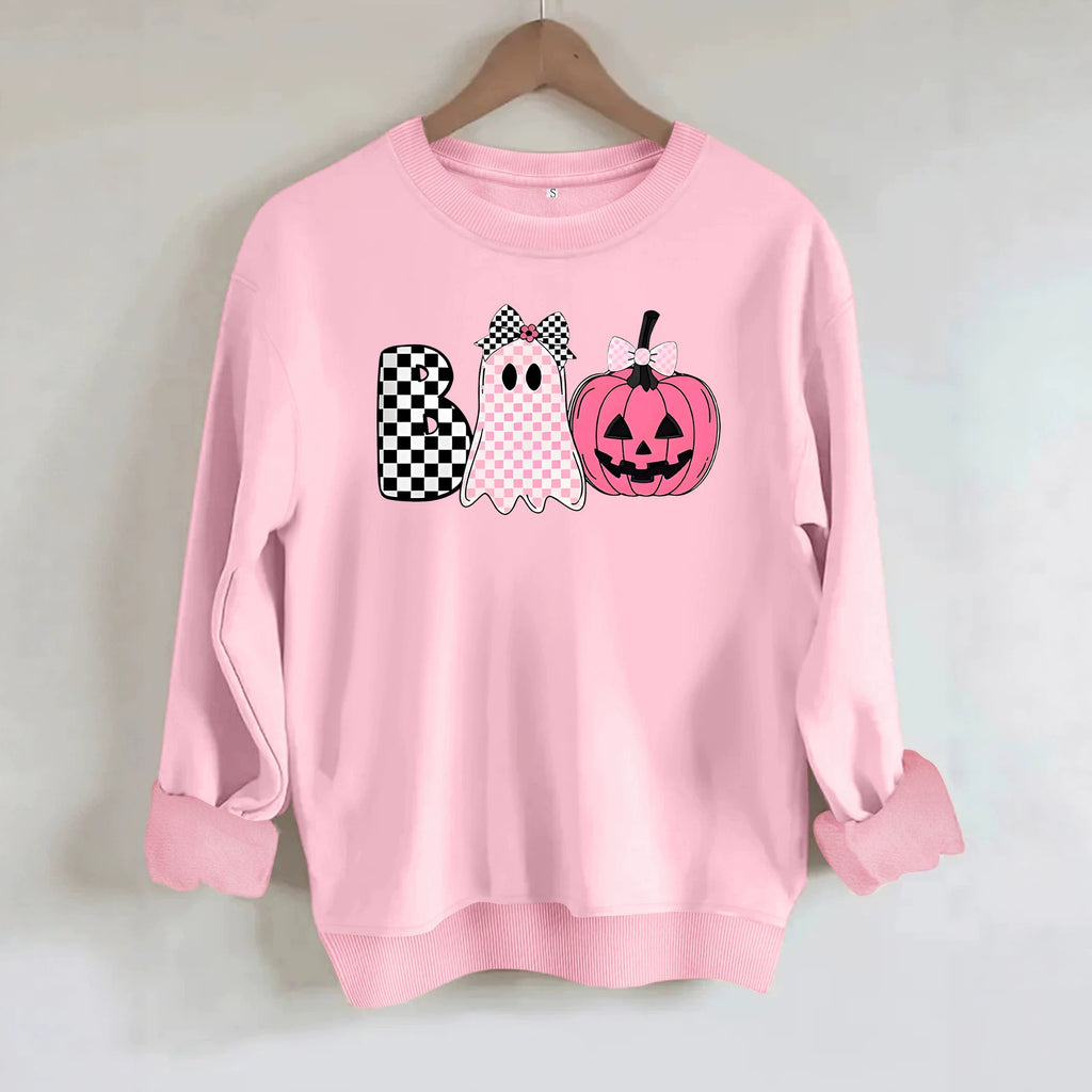 Round neck fleece hoodie