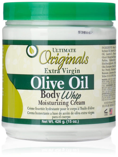 Africas Best Ultimate Organics Olive Oil Body Whip Moisturising Cream 426g-0