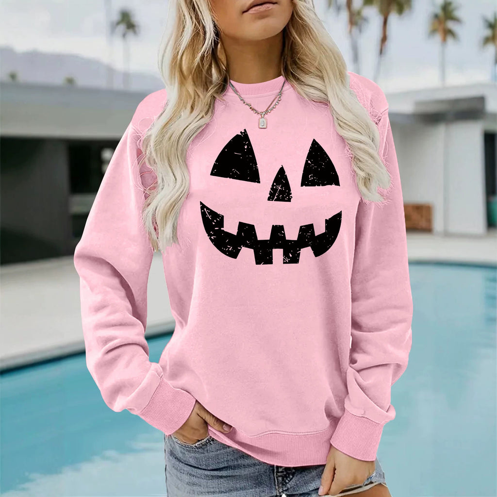 Round neck fleece sweatshirt sports sweatshirt