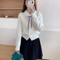 Cardigan long sleeved sweater