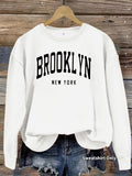 Round neck fleece hoodie