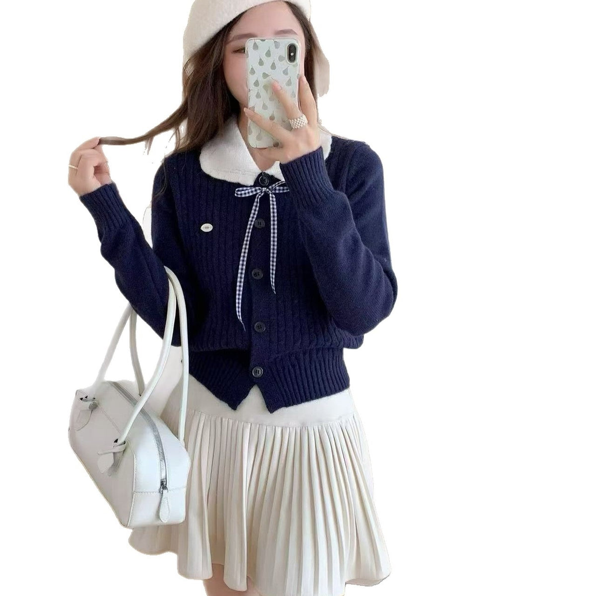 Cardigan long sleeved sweater