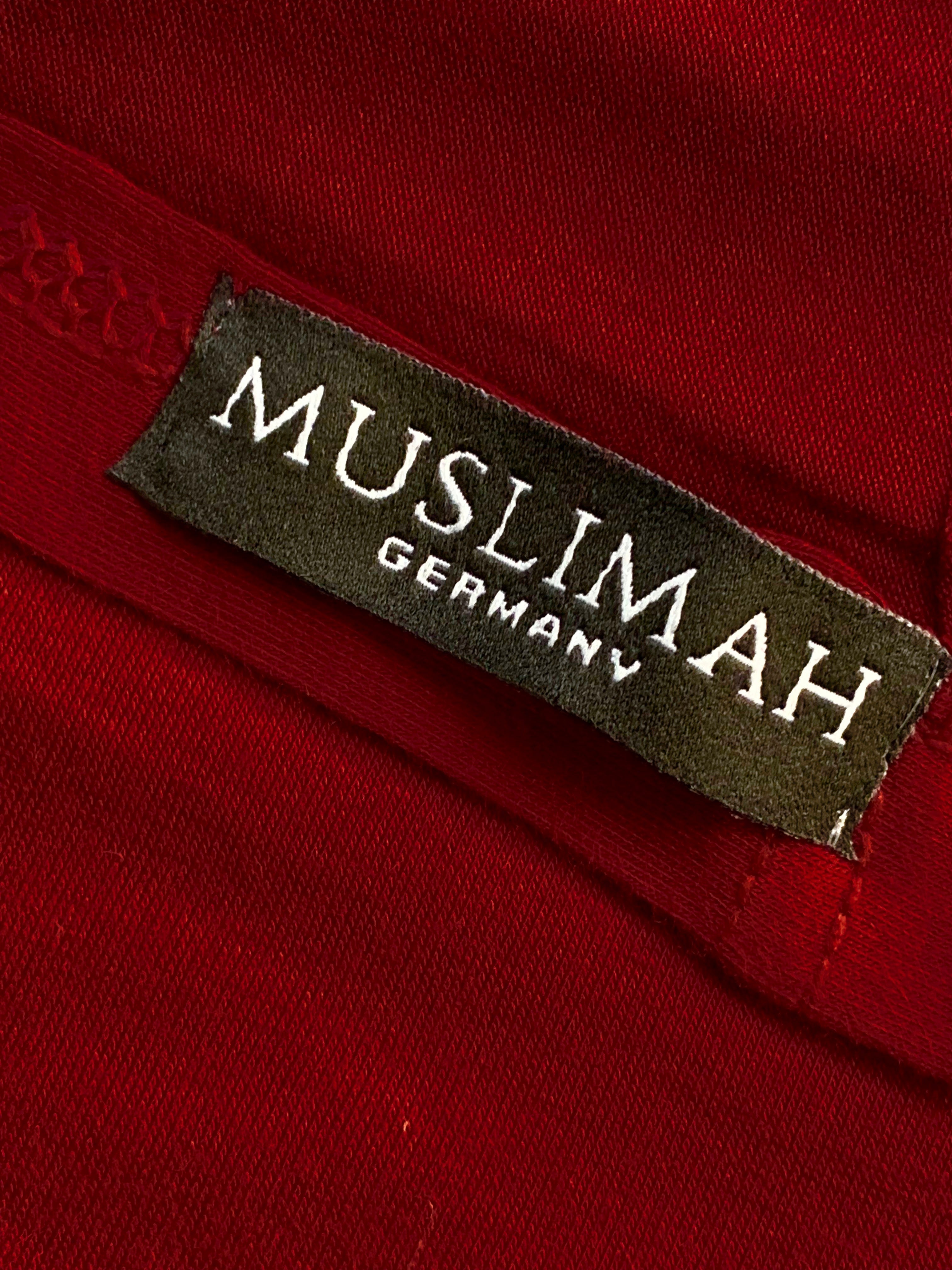 Maroon Cotton Jersey Hijab