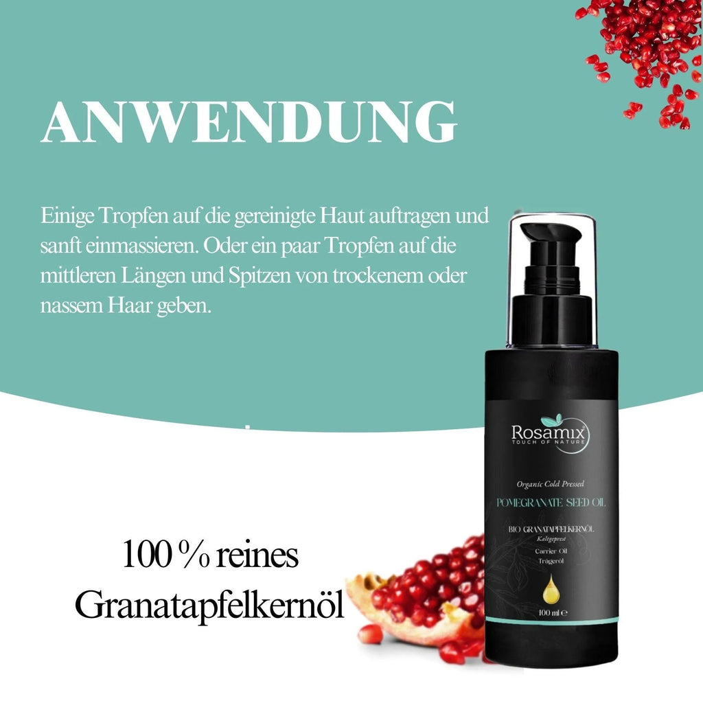 Bio Granatapfelkernöl Kaltgepresst