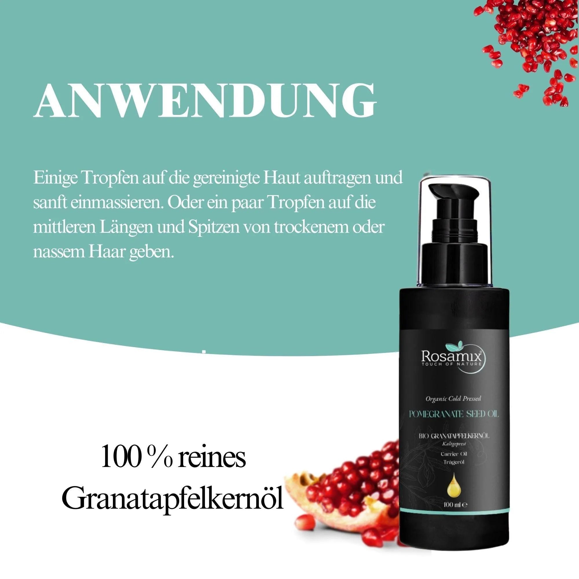 Bio Granatapfelkernöl Kaltgepresst