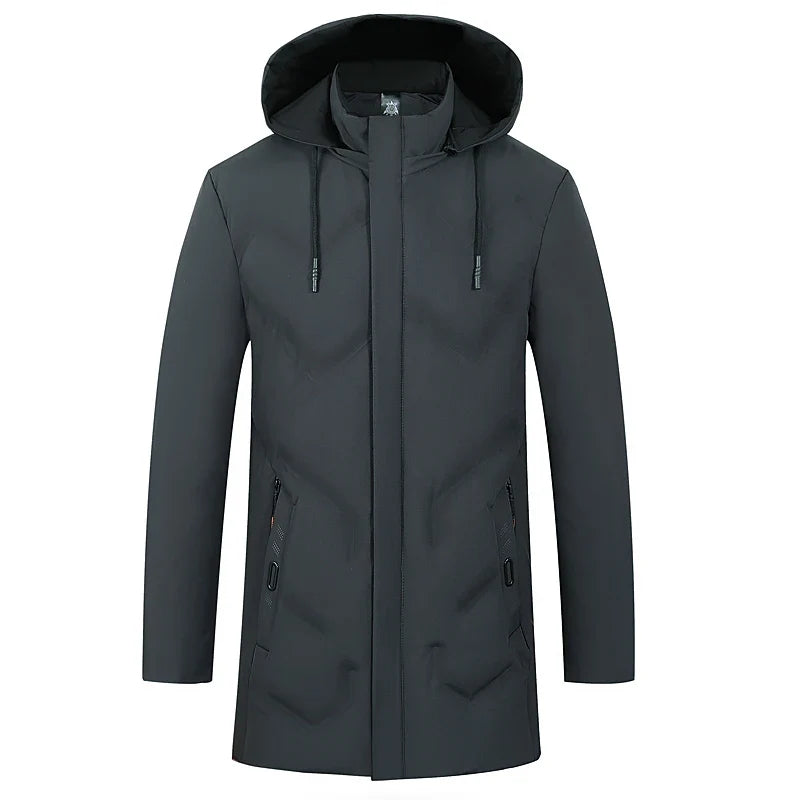 Designer Men's Hooded Bubble Parka Jacket