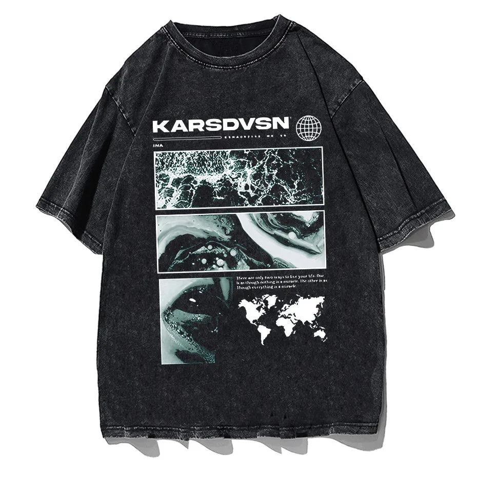 Hip Hop Streetwear Graphic T-Shirt Men Harajuku Cotton Short Sleeve Tee