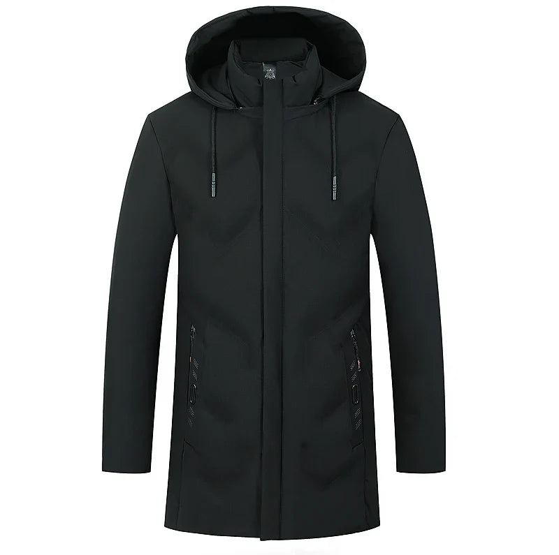 Designer Men's Hooded Bubble Parka Jacket