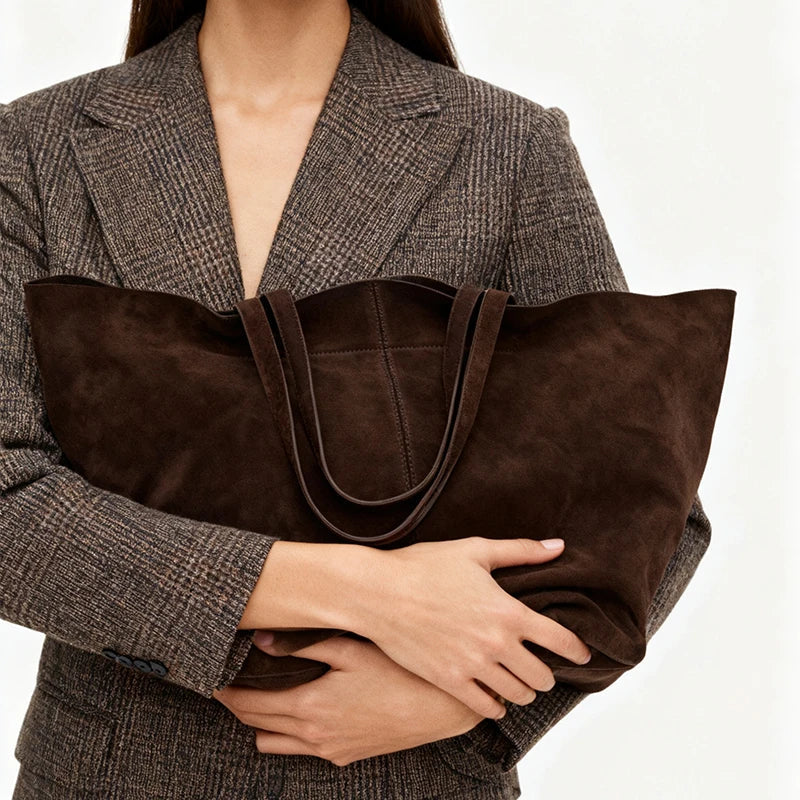 NNEOBA Retro Frosted Tote Shoulder Bag-2