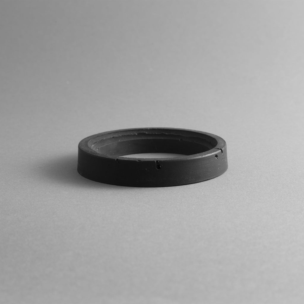 COLOSSEUM BANGLE || Black Concrete Sculptural Bracelet