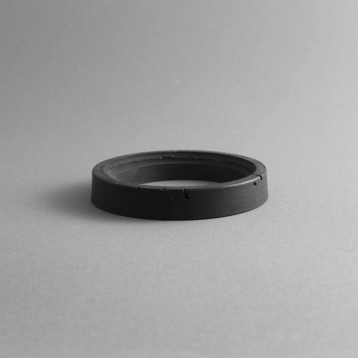 COLOSSEUM BANGLE || Black Concrete Sculptural Bracelet