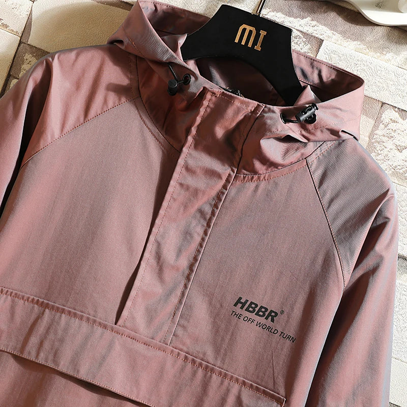 New Spring Autumn Men'S Jacket Fashion Casual Streetwear Hooded Jacket Windbreaker Coat Male Outwear Camouflage Hip Hop Clothes