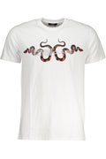 Cavalli Class Men's White Short-Sleeve T-Shirt