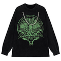 Vintage Green Cthulhu T-Shirt Men Oversized Streetwear Tee