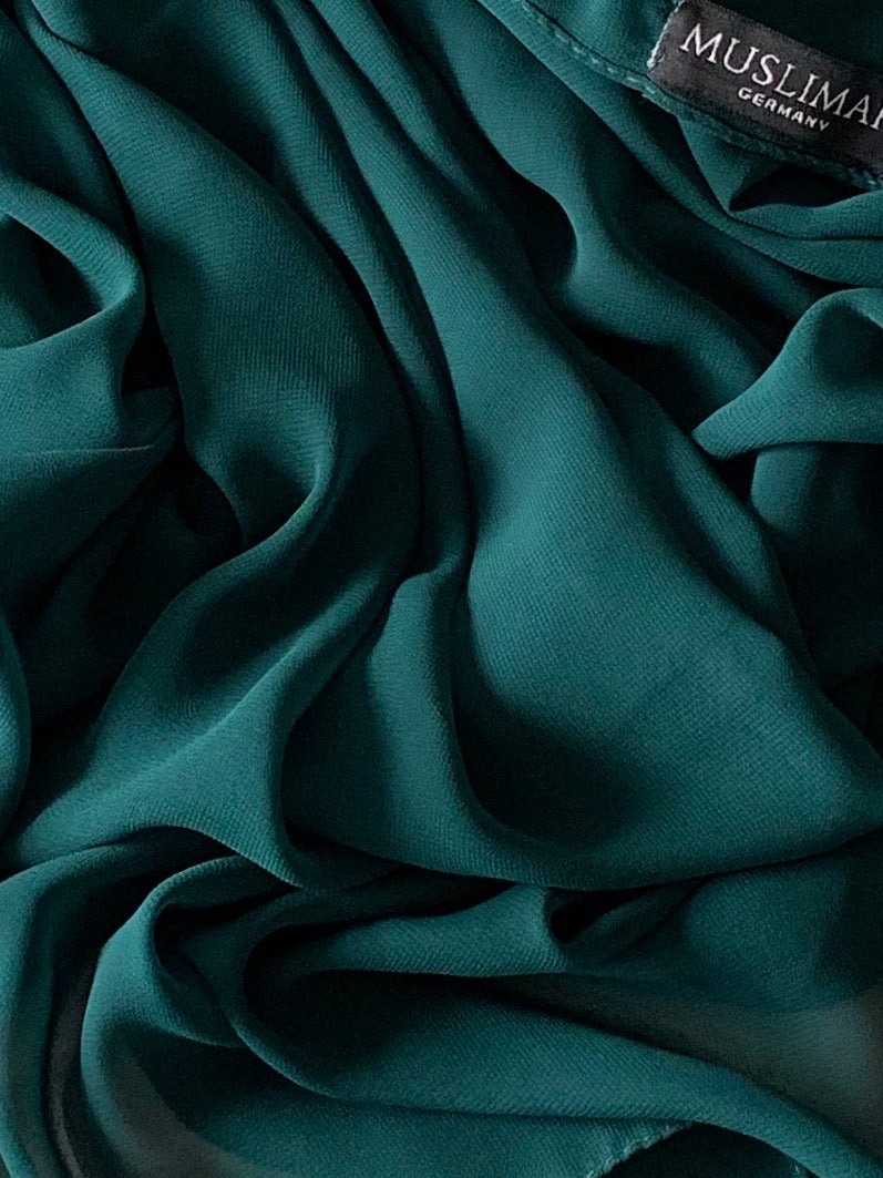 Hunter Green Premium Chiffon Hijab