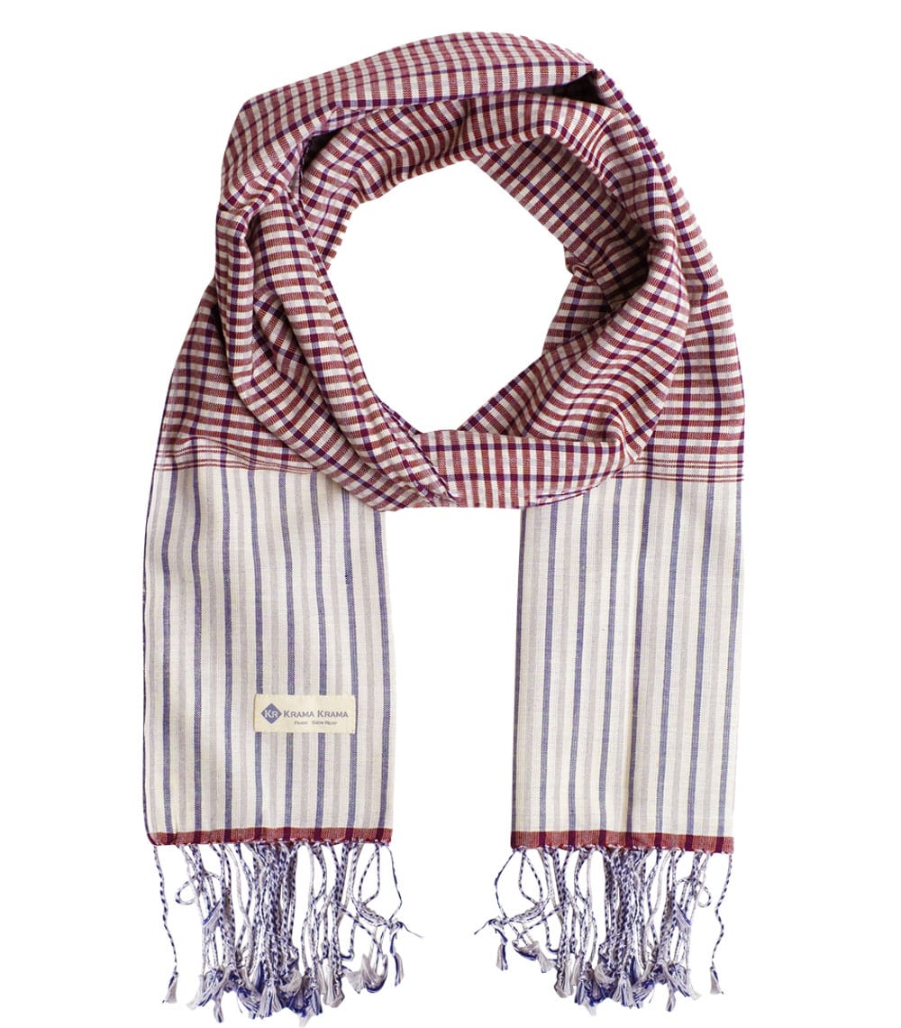 krama rouge Bourgogne