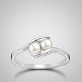 Ring Peace - Sterling Silver Minimalist Peace Symbol Ring