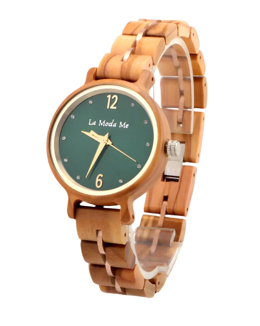 Watch Viridis Olivewood Green - Eco-Friendly Elegant Timepiece